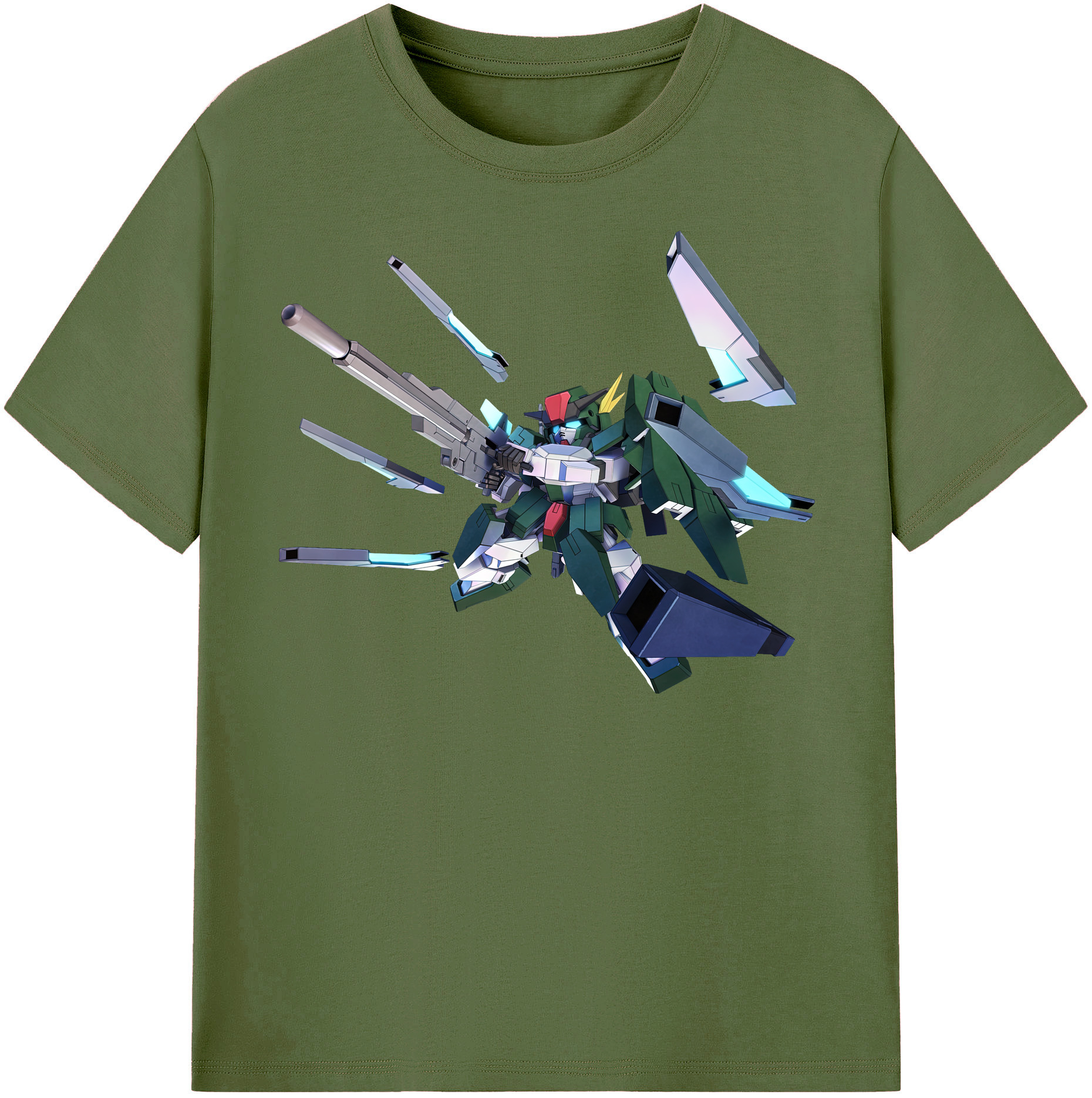 （画像用） 機動戦士ガンダム Mobile Suit Gundam 綿100％半袖Tシャツ（フロントプリント）